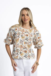 HUMIDITY - SIA BLOUSE - KAFFIR LILLY PRINT