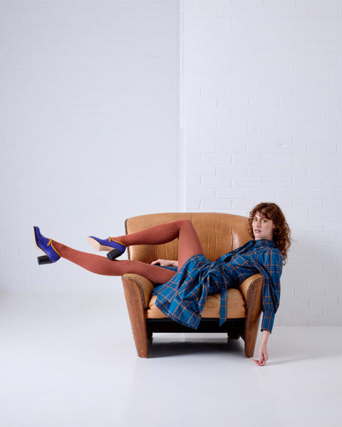 TIGHTOLOGY - Haptic Organic Cotton Tights – Terracotta