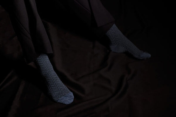 TIGHTOLOGY - Herringbone Merino Wool Socks
