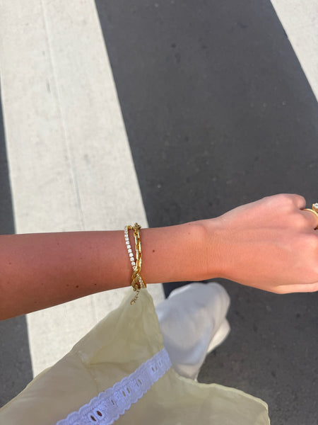 ZAFINO - Dani Tennis Bracelet - Gold
