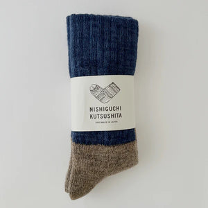 NISHIGUCHI KUTSUSHITA - oslo mohair wool pile sock