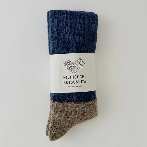 NISHIGUCHI KUTSUSHITA - oslo mohair wool pile sock