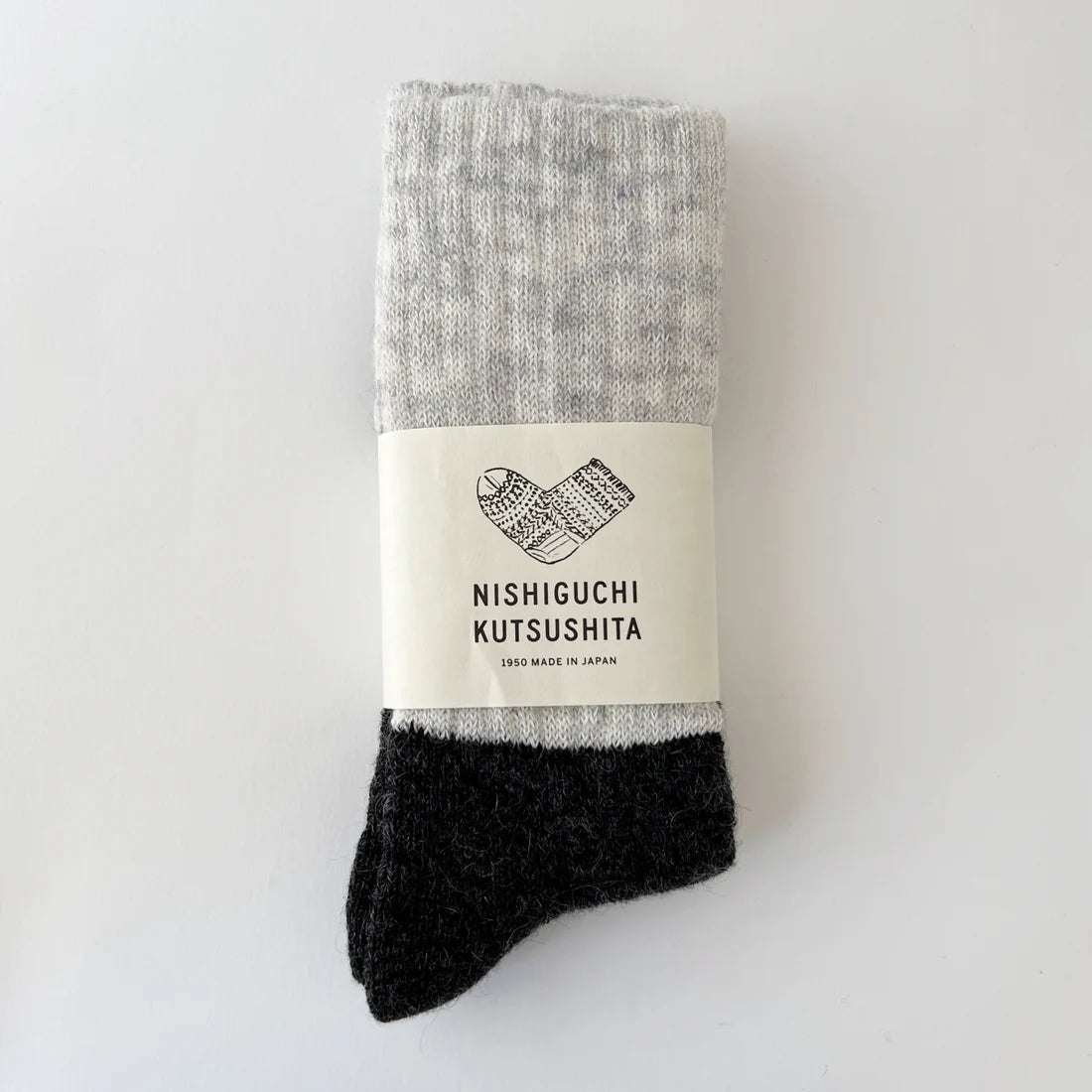 NISHIGUCHI KUTSUSHITA - oslo mohair wool pile sock