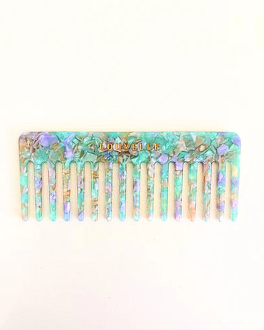 LOUVELLE - Wide Tooth Comb - Seafoam Green