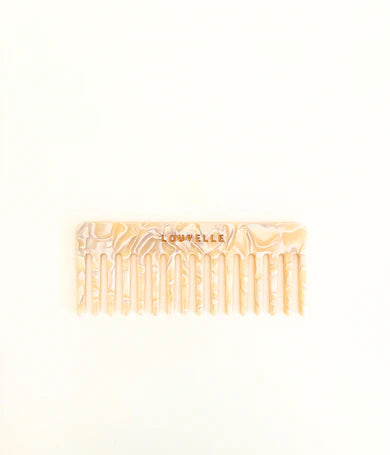 LOUVELLE - Wide Tooth Comb - Buttercream