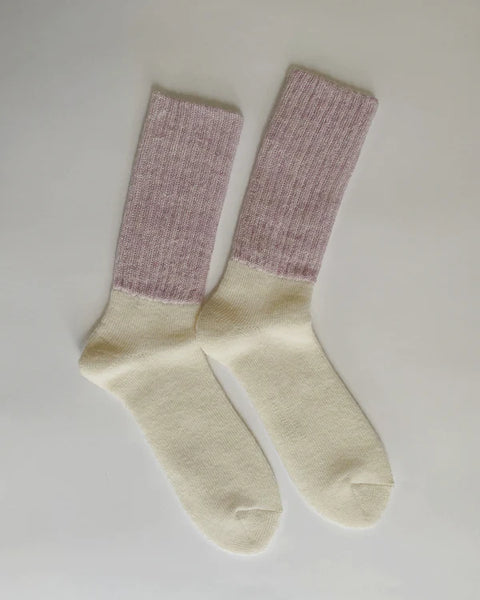 NISHIGUCHI KUTSUSHITA - oslo mohair wool pile sock