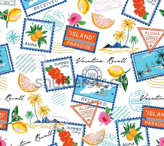 LOUVELLE - RIVA Hair Towel Wrap - Isola Postcard