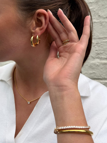 ZAFINO - Cleo Hoop Medium