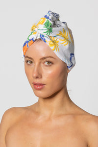 LOUVELLE - RIVA Hair Towel Wrap - Isola Postcard