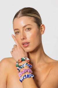 LOUVELLE - Printed Scrunchies - Assorted Winter