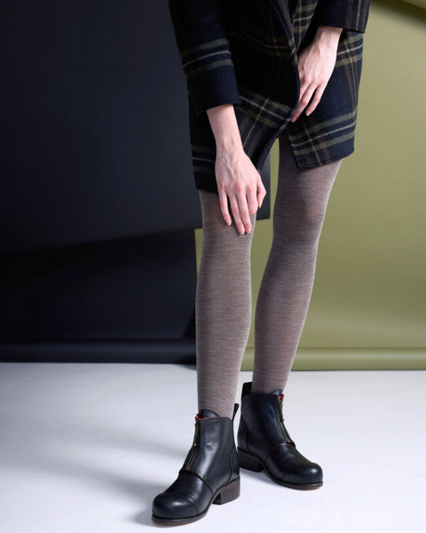 TIGHTOLOGY - Luxe Merino Wool Tights - Fawn