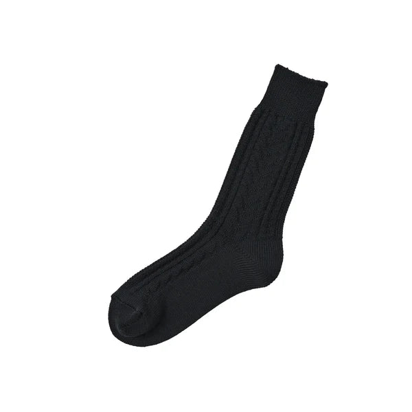 Memeri - wool cotton cable socks