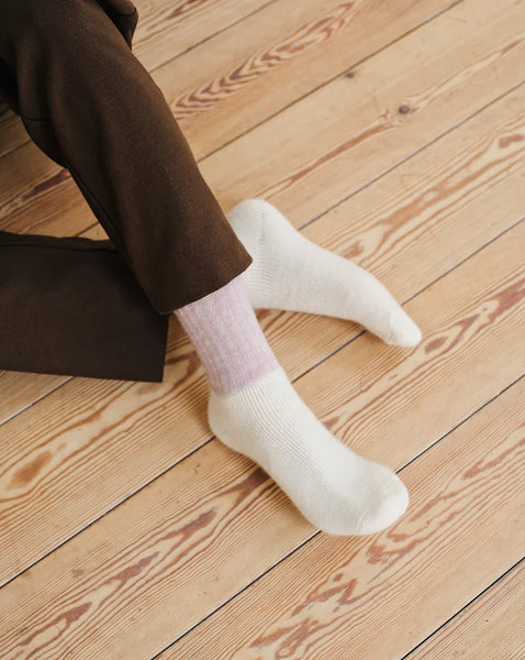NISHIGUCHI KUTSUSHITA - oslo mohair wool pile sock