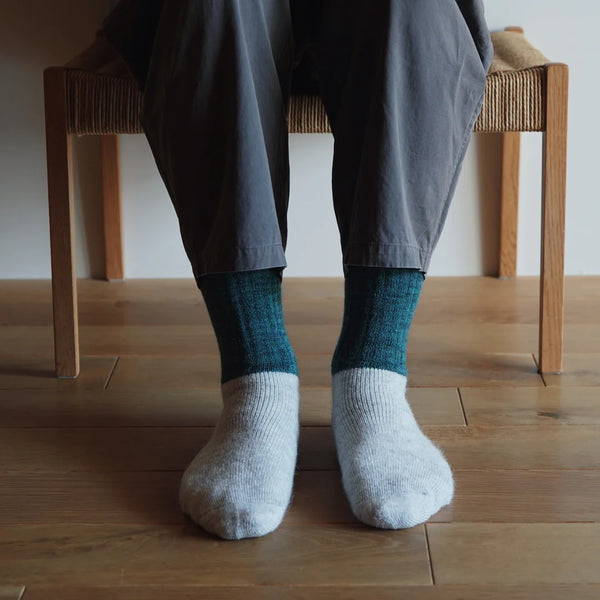 NISHIGUCHI KUTSUSHITA - oslo mohair wool pile sock