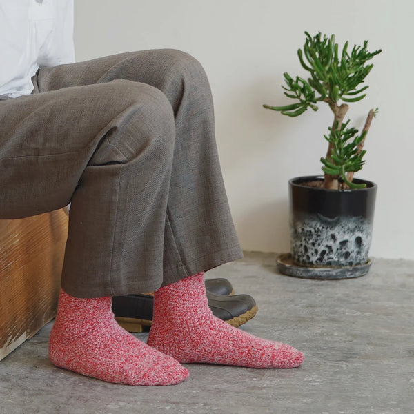 NISHIGUCHI KUTSUSHITA - Wool Cotton Boot Socks