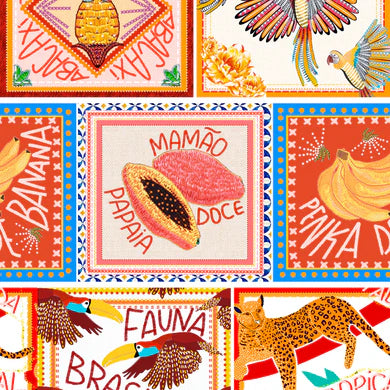LOUVELLE - RIVA Hair Towel Wrap - Papaya Postcard