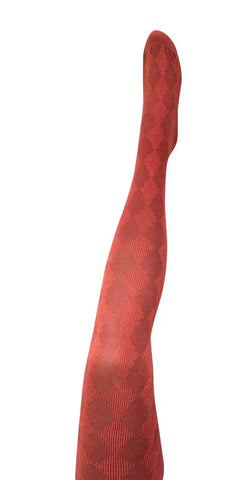 TIGHTOLOGY - Pine Organic Cotton Tights - Red