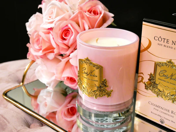 COTE NOIRE - PINK CHAMPAGNE 450G - LIMITED EDITION CANDLE