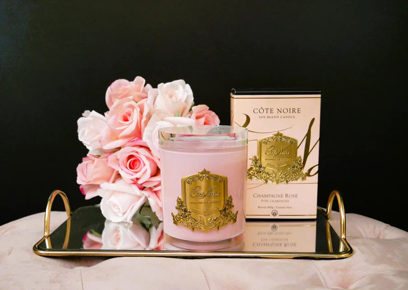COTE NOIRE - PINK CHAMPAGNE 450G - LIMITED EDITION CANDLE