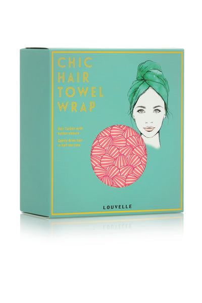 LOUVELLE - RIVA Hair Towel Wrap - Sweet Shells