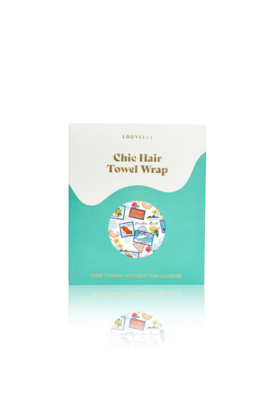 LOUVELLE - RIVA Hair Towel Wrap - Isola Postcard