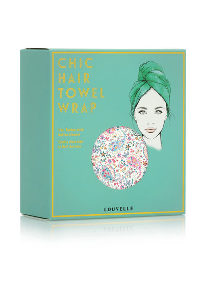 LOUVELLE - RIVA Hair Towel Wrap - Love Story