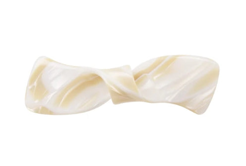 Paris Mode - Julia Small Ivory Bow Hair Clip