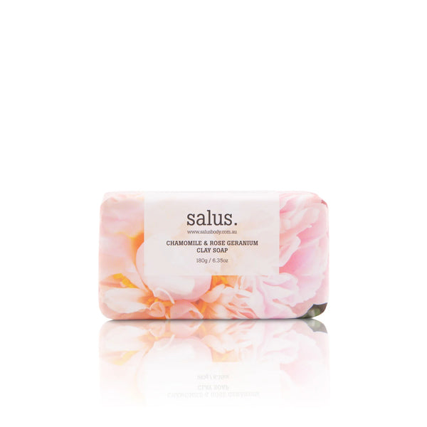 Salus - Chamomile & Rose Geranium Clay Soap