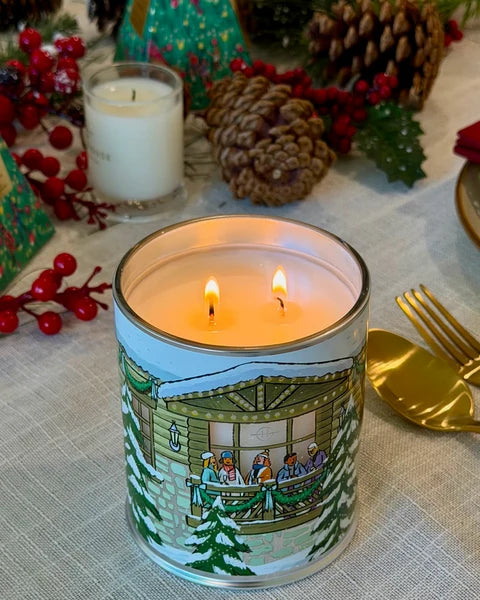 GLASSHOUSE - WHITE CHRISTMAS CANDLE 380G