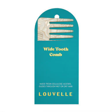 LOUVELLE - Wide Tooth Comb - Buttercream