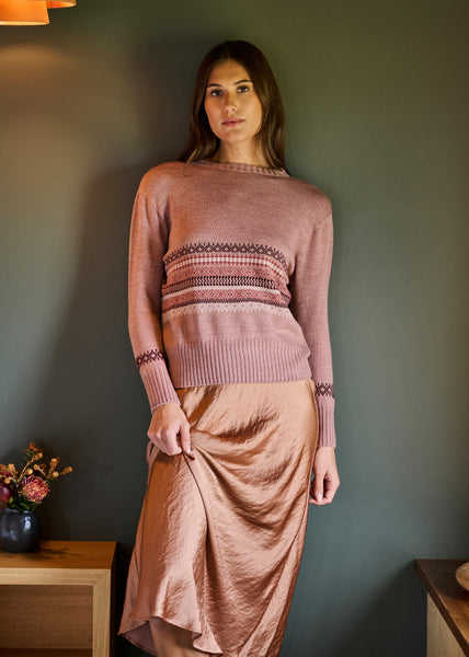 uimi - Astrid Jumper - Merino Wool - Blush