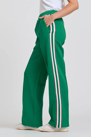 EST - The Lola Pant - Green / Pink Stripe