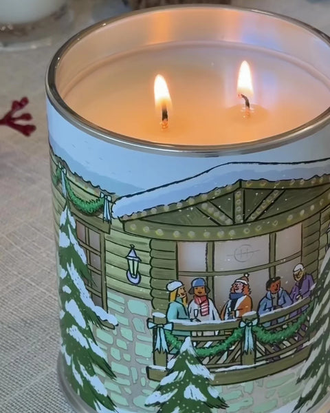 GLASSHOUSE - WHITE CHRISTMAS CANDLE 380G