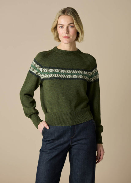 uimi - Heidi Jumper - Merino Wool - Moss