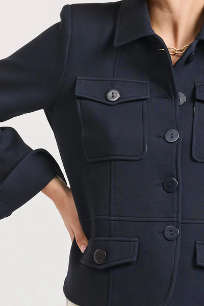 Shirty - Hemming Scuba Jacket - French Navy
