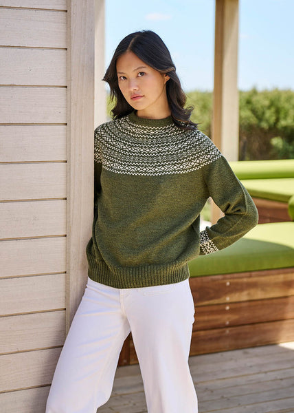 uimi - Ingrid Jumper - Merino Wool - Moss