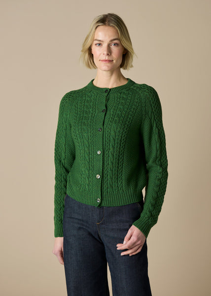 uimi - Molly Cardigan - Merino Wool - Meadow