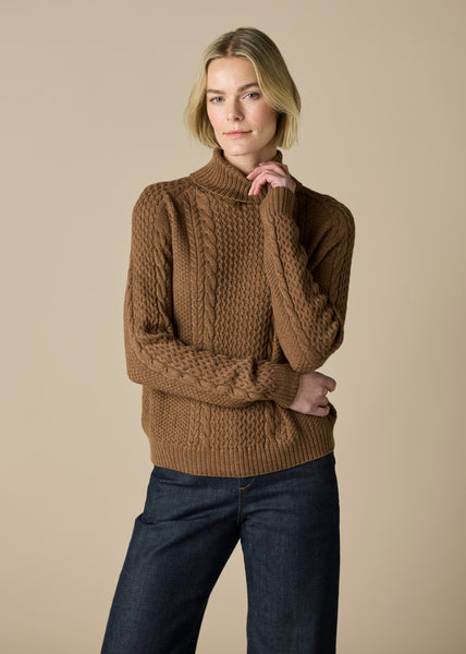 uimi - Molly Jumper - Merino Wool - Coffee