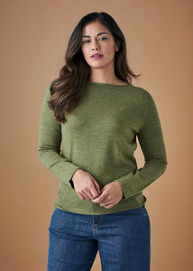 uimi - Phoebe Top - Merino Wool - Fern