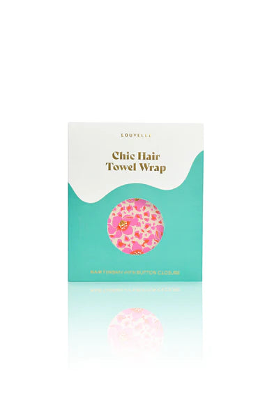 LOUVELLE - RIVA Hair Towel Wrap - Animal Floral