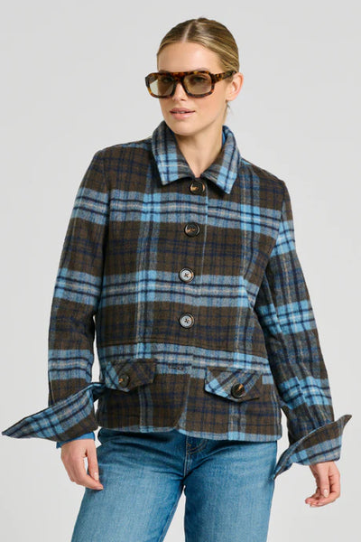 Shirty - The Heston Jacket - Blue Plaid