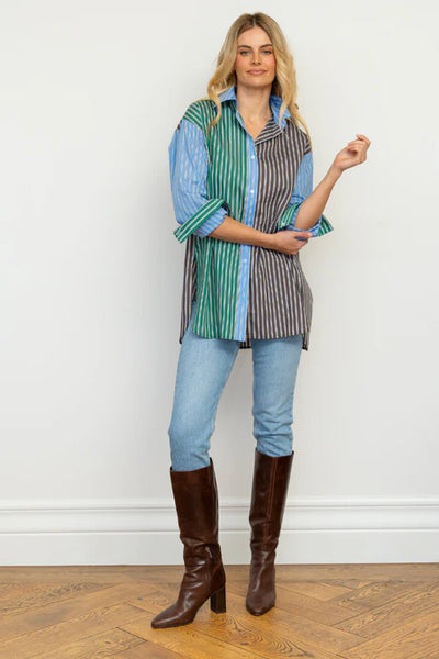 Shirty - The Boyfriend Shirt - Chocolate Combo