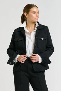 Shirty - Hemming Scuba Jacket - Black