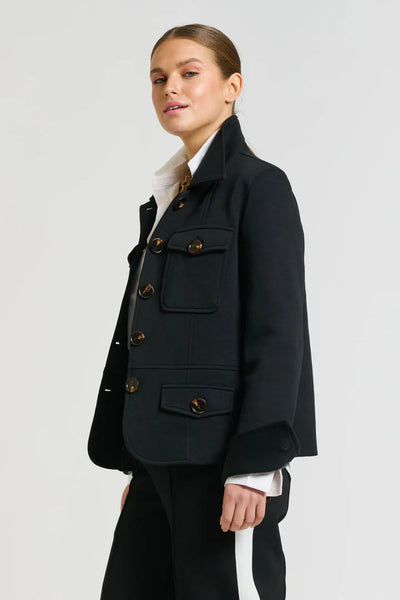 Shirty - Hemming Scuba Jacket - Black
