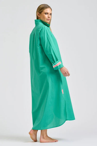 Shirty - Pia Longline Shirtdress - Marine Green