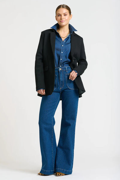 Shirty - The Pussy Bow Shirt - Denim