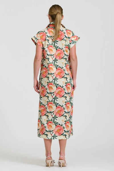 Shirty - The Fifi Shirt Dress - Peony