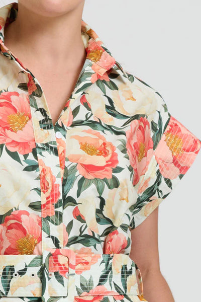 Shirty - The Fifi Shirt Dress - Peony
