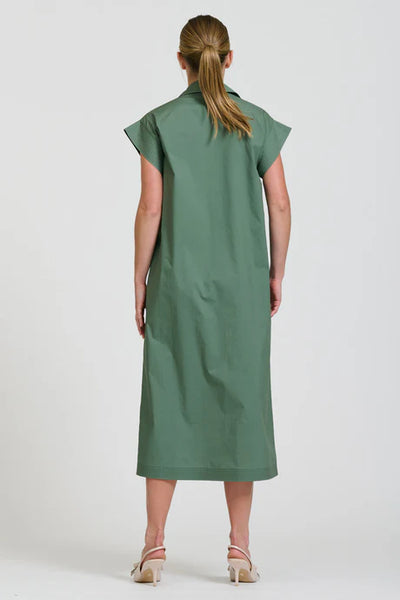 Shirty - The Fifi Shirt Dress - Sage