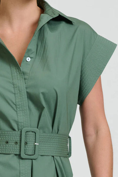 Shirty - The Fifi Shirt Dress - Sage
